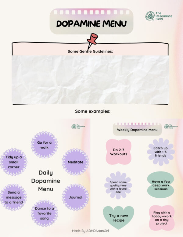 Multi-Dimensional Dopamine Menu